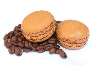 macarons au café