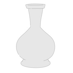 cartoon image of antique vase