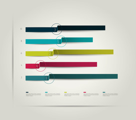 Business graph. 3 D exclusive infographic chart.