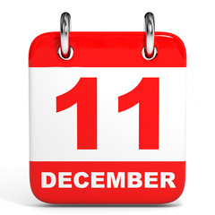 Calendar. 11 December.