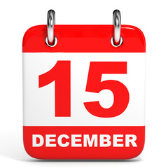 Calendar. 15 December.