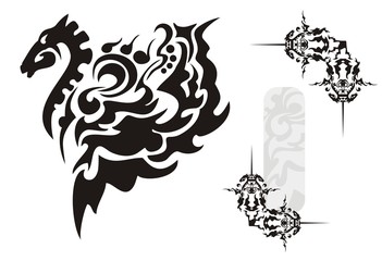 Horse wing and corner