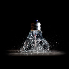 bulb explosion
