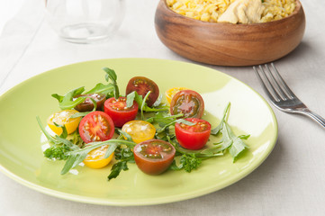 fresh vegetable salad
