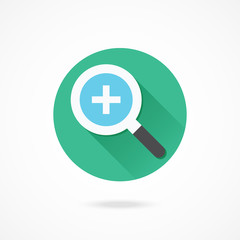 Vector Search and Plus Sign Icon