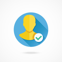 Vector Verified Account Icon