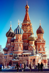 Fototapeta na wymiar St.Basil's Cathedral in Moscow
