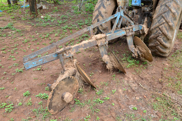 Vintage farming equipment
