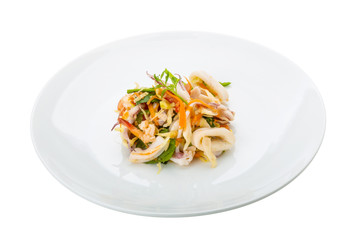 Asian seafood salad