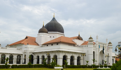 The oldest and best-known mosque in Penang, Masjid Kepitan Kling, George Town, Penang, Malaysia