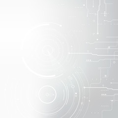 hi-tech shiny circuit background, vector illustration