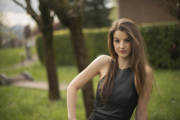 Obraz premium Ragazza in estate