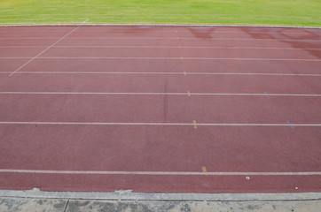 Fototapeta premium running track