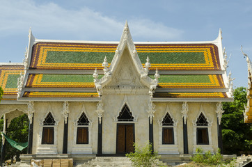 Fototapeta premium Beautiful Marble Temple in Thailand