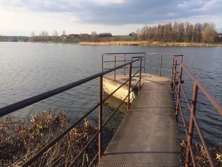 Naklejka premium lake