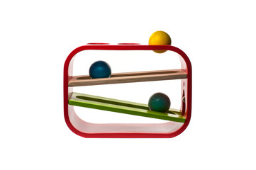 Colorful wooden shape toy