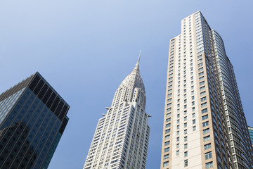 Chrysler Building in New York - obrazy, fototapety, plakaty