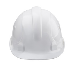 Fototapeta premium White hard hat - front view