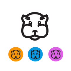Hamster. Vector format