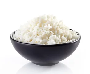 Fototapeten bowl of boiled rice © Mara Zemgaliete
