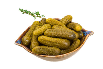 Marinated cucumbers