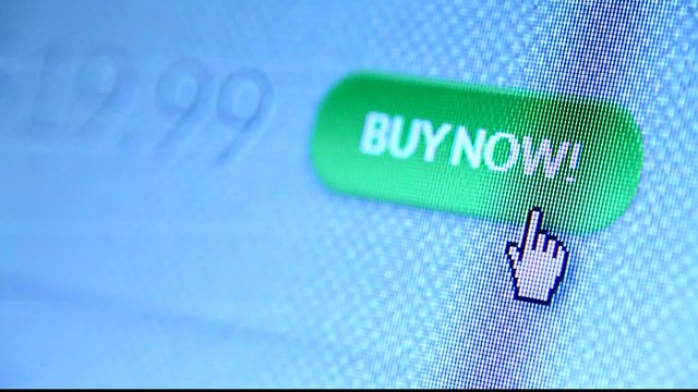Close up of a web icon on LED screen