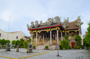 Fototapeta na wymiar Khoo kongsi temple at penang, world heritage site
