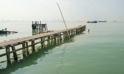 Obraz premium Georgetown in Penang UNESCO Heritage Area in Malaysia