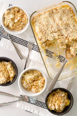 poppy seed chicken overhead wide