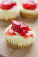 Mini Strawberry Cheesecake