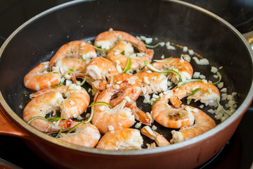 Fried shrimps