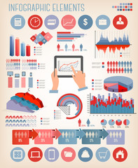 Business infographics template. Vector.