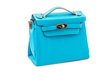 Handbag isolated white background