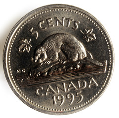 5 cents Canada 1995 Dollar canadien Kanadischer Dollar