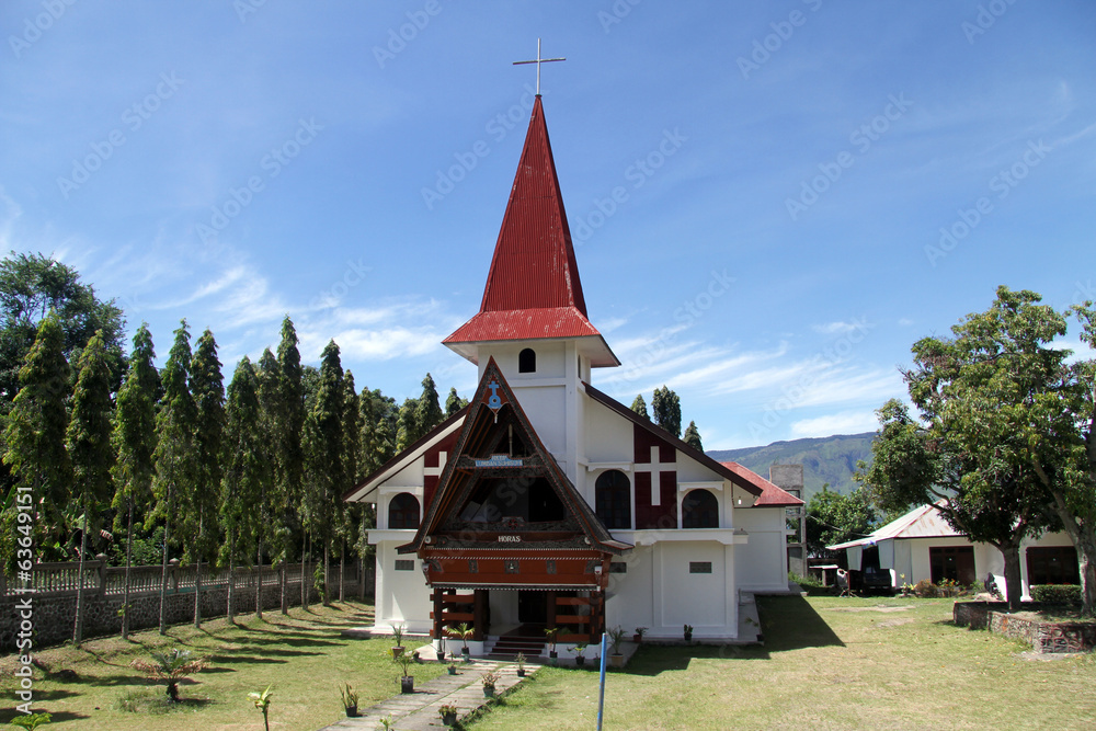 Poster Batak church