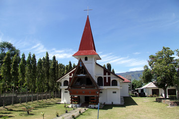 Fototapeta na wymiar Batak church