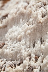 Fototapeta na wymiar Bliska i szczegółowo Salt, Maras, Peru, Południowej Ameryki