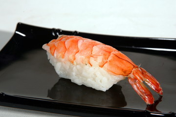 Sushi with shrimp