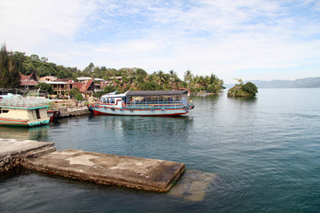 Fototapeta na wymiar Samosir island