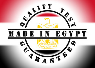 Quality test guaranteed stamp