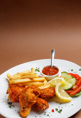 Fried chicken legs