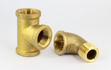 Pipe brass fitting.