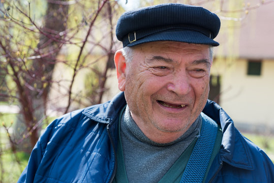 smiling old man