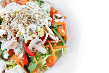 mushrooms salad