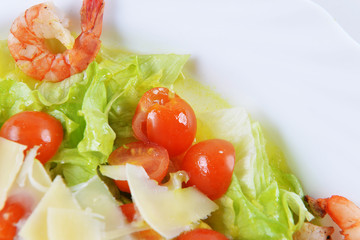 Salad with seafood