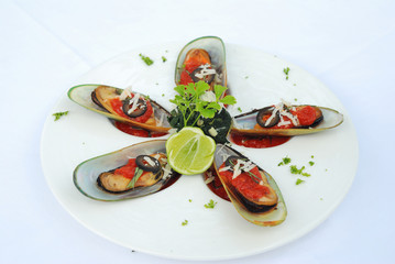 bake mussels