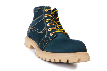 Heavy duty shoes isolated on the white