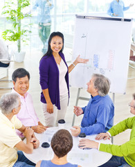 Obraz premium Group of Business People in the Office