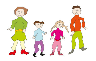 sketch of the family