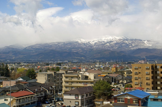 View Of The City, Fukushima, Japan